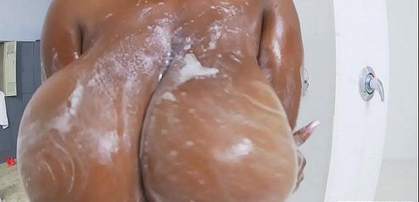  Rachel Enjoys Shower Sex... watch her epic huge boobs!